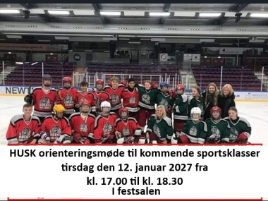 Orienteringsmøde 12. januar 2027